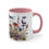 Miniatura: Artistic Coffee Mug Dragonfly and Wildflowers Art Mug Thoughtful Gifts