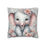Miniatura: Artistic Elephant Throw Pillow Cover Girls room Nursery Décor Boho Baby Decor