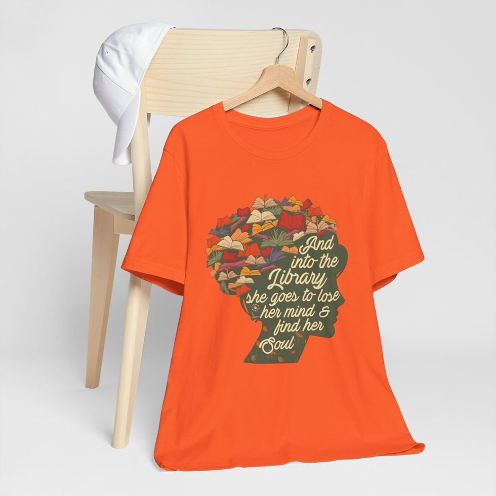 Thumbnail: Spiritual Artistic T-Shirt Inspirational Reading for the Soul Themed Art Tee 