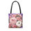 Thumbnail: Fall Tote Bag Pastel Pumpkin Shabby Pink & Purple Autumn Lover Expressive Gift