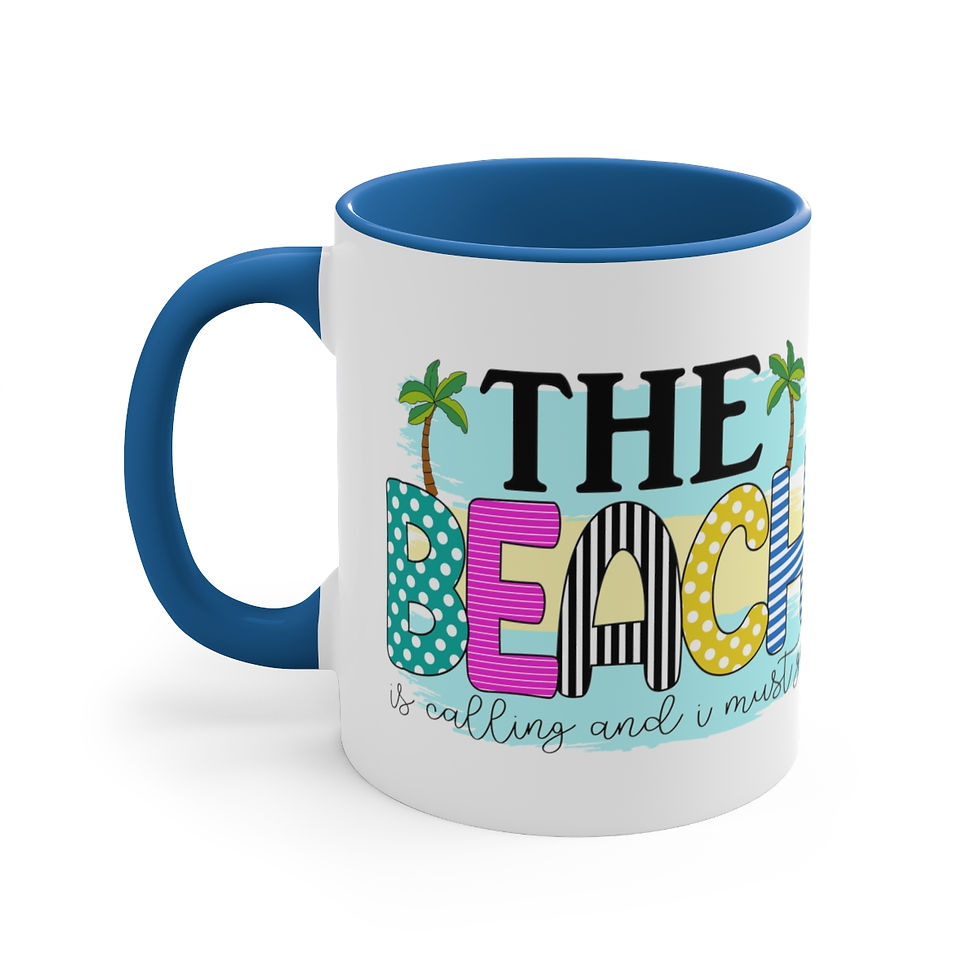 Artistic Summer Coffee Mug Beach is Calling I Must Go Mug Trendy gifts
