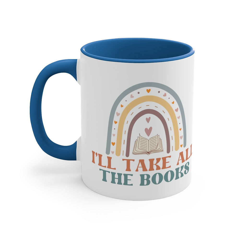 Thumbnail: Book Lover Coffee Mug I'll Take All the Books Reading Theme Thoughtful Gifts