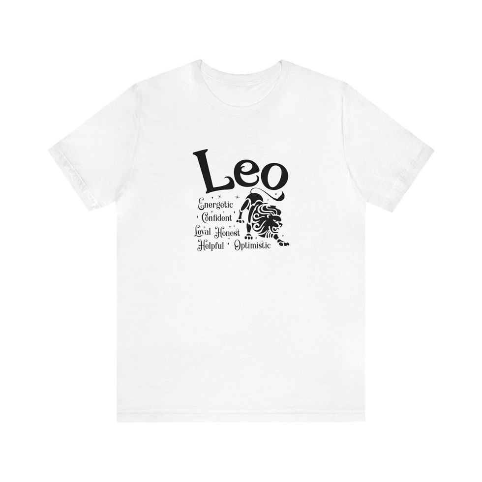 Thumbnail: Astrology T-Shirt Leo Metaphysical Themed Graphic Art Tee Trendy Gifts