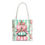 Thumbnail: Artistic Shabby Autumn Tote Bag Pink Mint Pumpkins Trendy Fall Expressive Gift