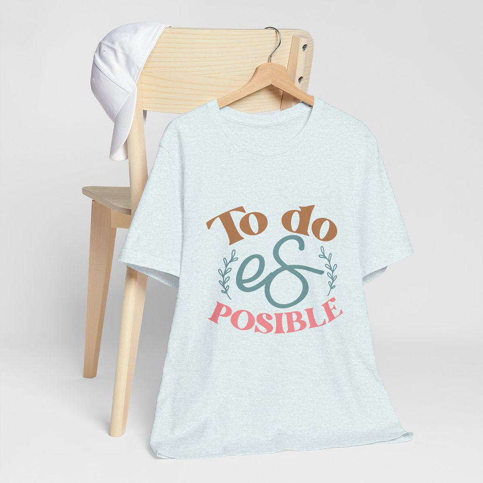 Thumbnail: Motivational Latina T-Shirt Spanish Graphic Art Tee Inspirational Apparel