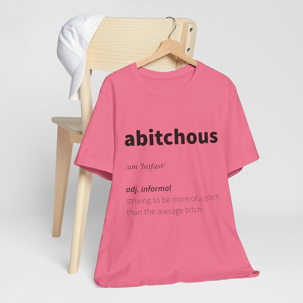 Thumbnail: Sarcastic T-Shirt Bitch theme Tee Trendy Apparel Funny Gifts