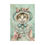 Miniatura: Shabby Victorian Cat Art Print Pastel Kitty Mint Pink Roses Hat Cat Lover Decor