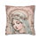 Miniatura: Shabby Virgin Mary Throw Pillow cover Pink White Distressed Art Faith Home Decor