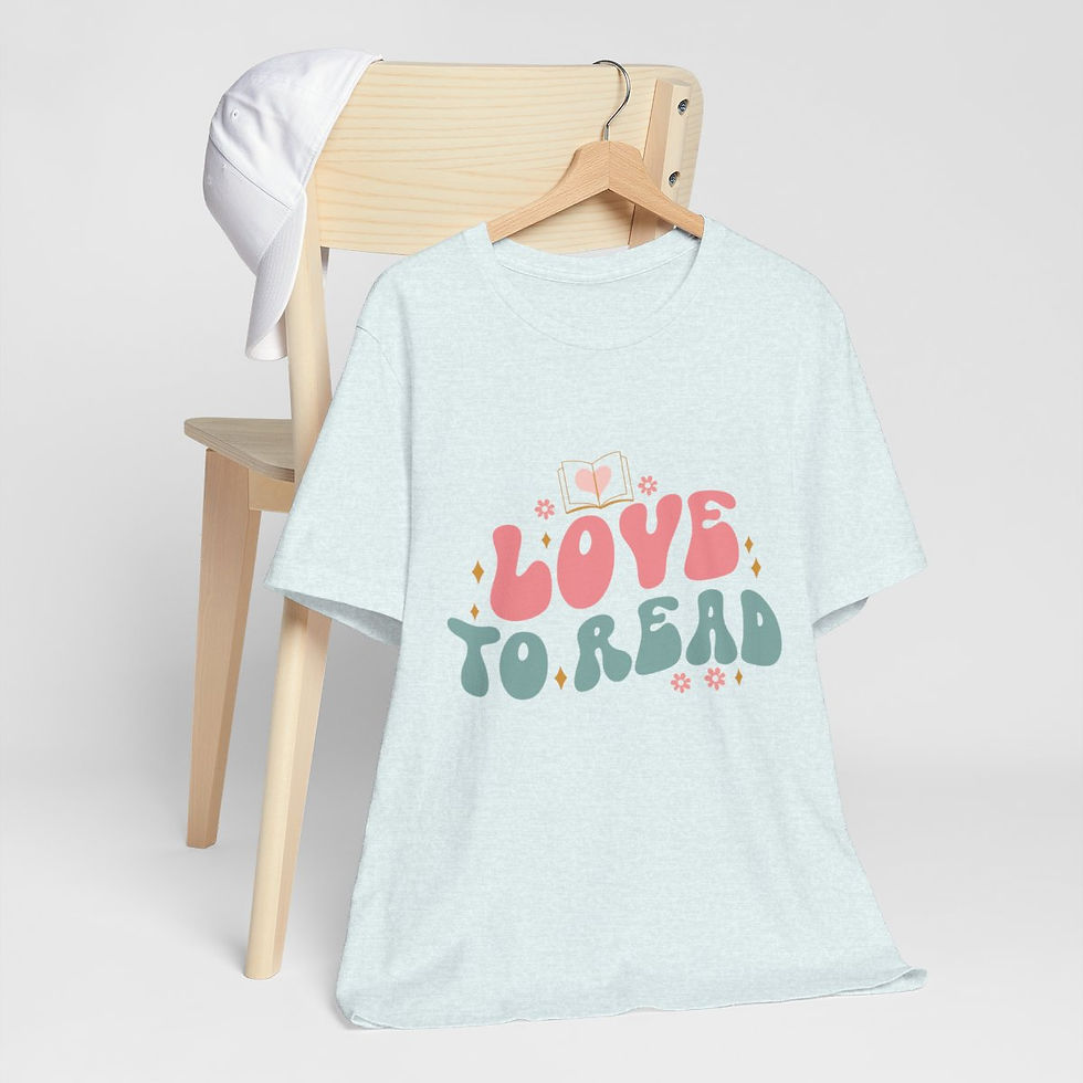 Thumbnail: Book Lover T-Shirt Love to Read Retro Art Reading theme Apparel Expressive Gifts