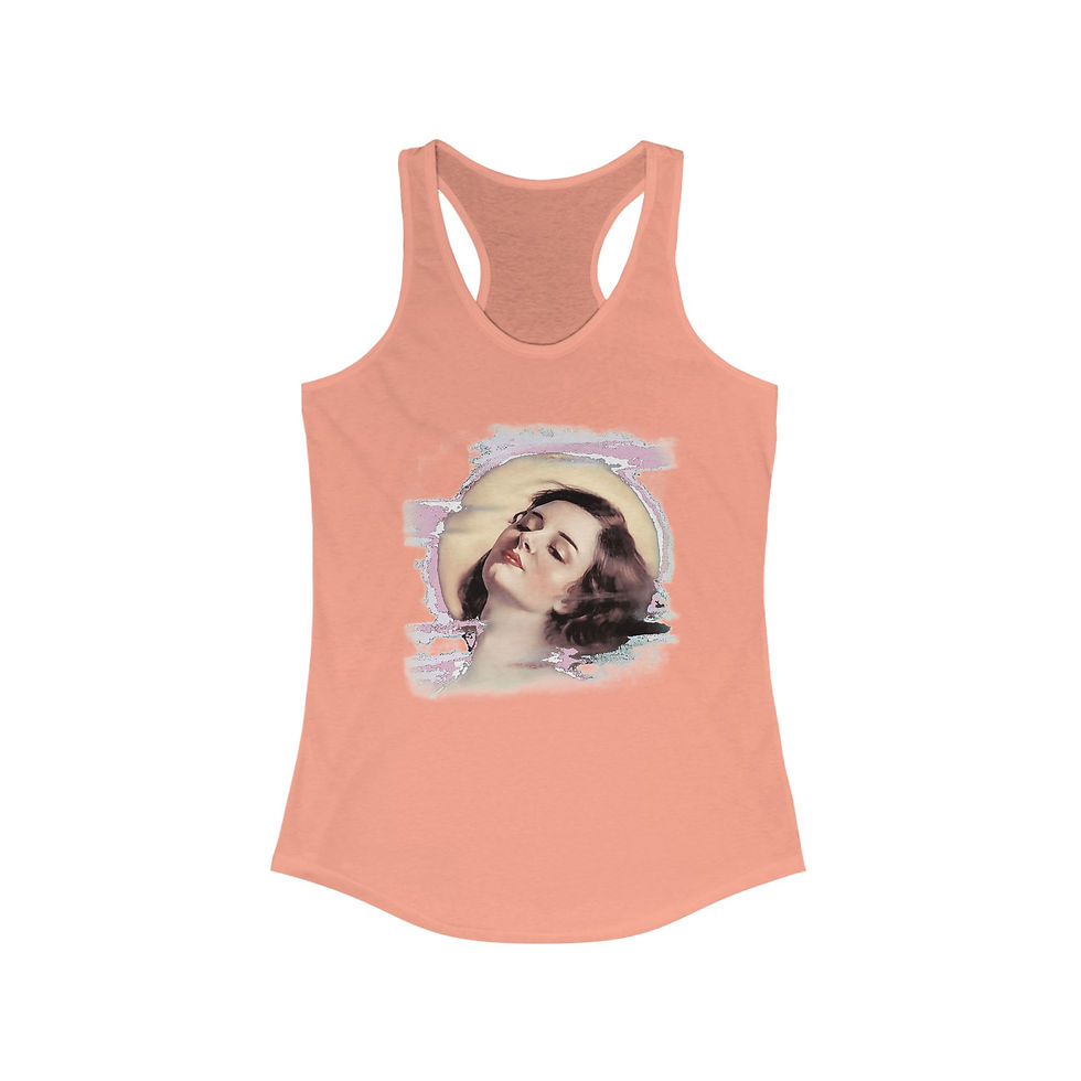 Thumbnail: Mystical Tank Top Wearable Art Full Moon Maiden Womens Vintage-Inspired Apparel