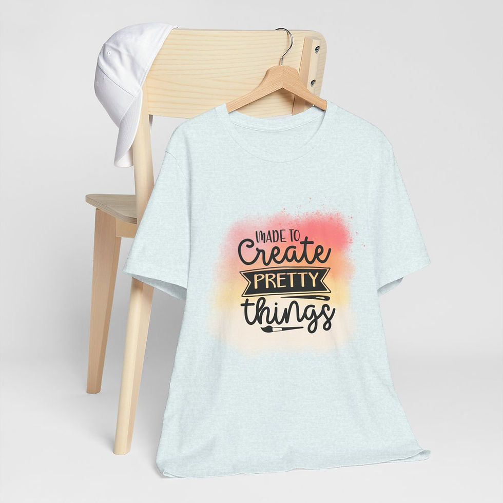 Thumbnail: Crafters T-Shirts Made to Create Pretty Things Expressive Artsy Thoughtful Gifts