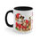 Miniatura: Retro Kitten Christmas Coffee Mug 1950s Merry Happy Jolly Cat Lover Holiday gift