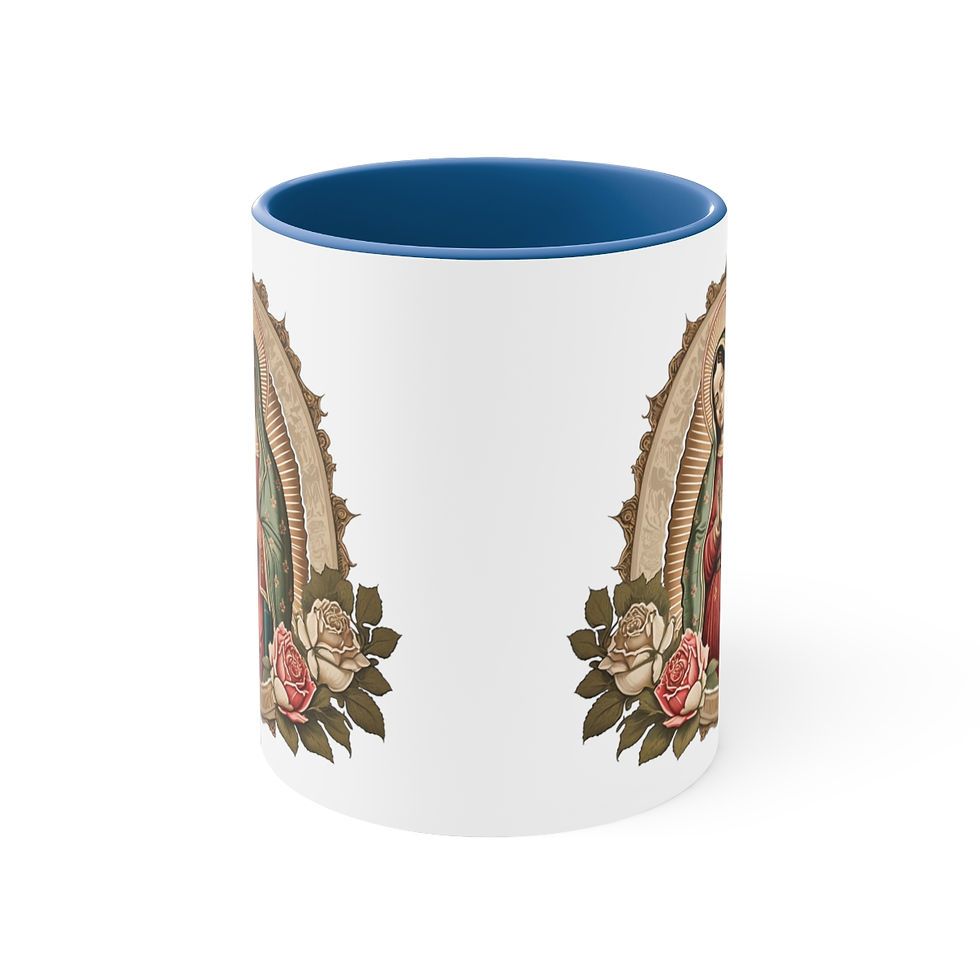 Thumbnail: Religious Gifts Coffee Mug Virgin Mary Our Lady of Guadalupe Catholic Art Mug