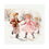 Thumbnail: Snowy Victorian Children Art Print Pink Christmas Farmhouse Winter Decor