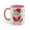 Miniatura: Retro Kitten Christmas Coffee Mug 1950s Merry happy Jolly Cat Lover Holiday gift