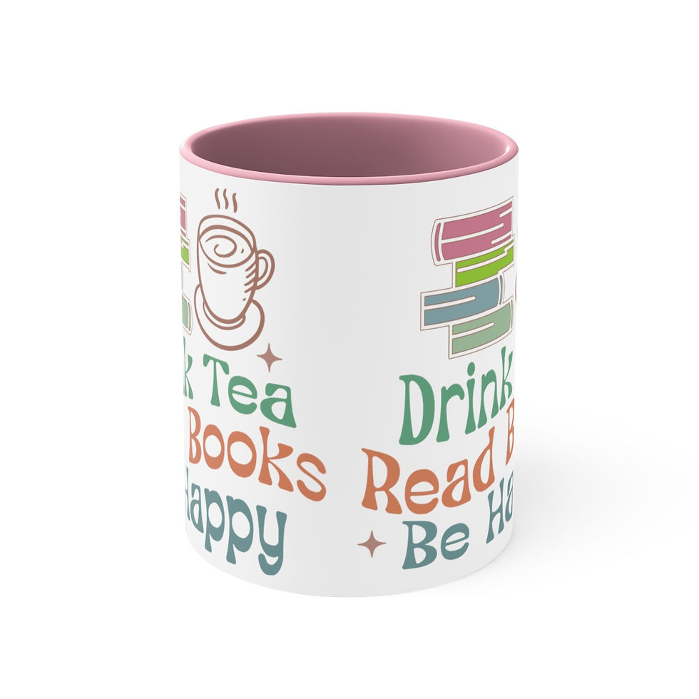 Thumbnail: Book theme Coffee Mug Drink Tea Read Books Be Happy Reading Lover gifts