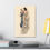 Miniatura: Shabby Art Canvas Vintage Elegant Edwardian Woman with Roses Wall Decor 
