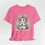 Miniatura: Shabby Glam Kitty T-Shirt Pink Roses Cute Cat Tee Trendy Unique Cat Lover Gift