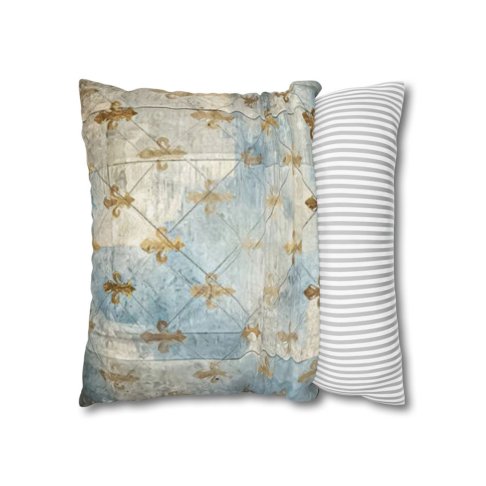 Thumbnail: Praying Virgin Mary & Roses Throw Pillow cover Religious Gifts Home Decor 