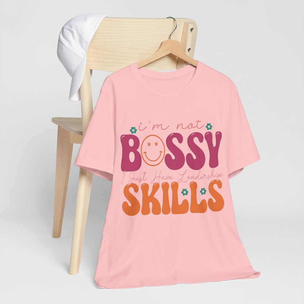 Thumbnail: Sarcastic T-Shirt Bossy Girl Theme Retro Art Tee Fun Expressive Gifts
