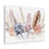 Thumbnail: Shabby Boho Canvas Art Feathers and Flowers Watercolor Wall Decor 