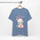 Miniatura: Christmas Kitten T-Shirt Shabby Pink and White Cat Artistic Gift Cat Lover Tee