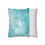 Miniatura: Boho Chic Throw Pillow Cover Colorful Basket Feathers Turquoise Statement Decor