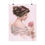 Thumbnail: Watercolor Art Print Edwardian Woman Pink Rose Shabby French Victorian Decor