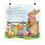 Thumbnail: Shabby Art Print Bunny Rabbit Floral Eggs Daisies Cottage Springtime Decor