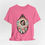 Thumbnail: Halloween T-Shirt Shabby Skeleton Zombie Pink Roses Art Tee Trendy Apparel Gift