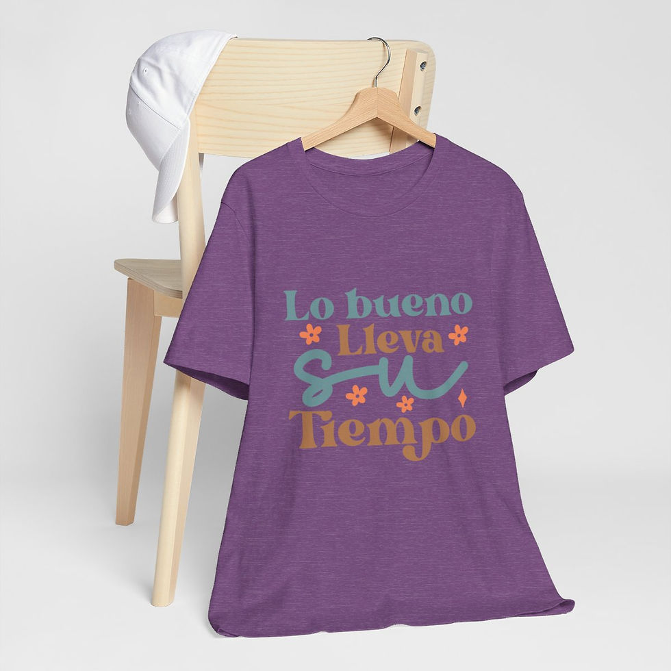 Thumbnail: Motivational Latina T-Shirt Spanish Art Tee Inspirational Apparel Artistic Gifts