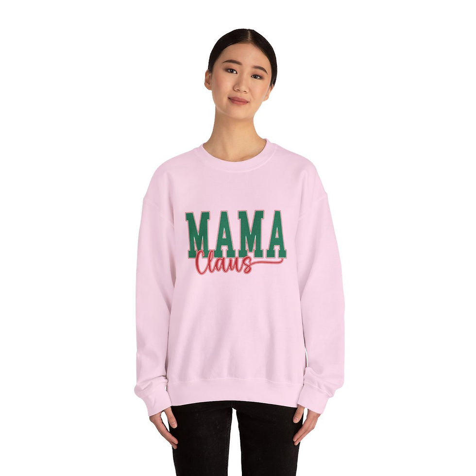 Thumbnail: Retro Christmas Sweatshirt Mama Claus Vintage style Holiday Apparel