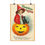 Thumbnail: Vintage Halloween Art Print Cute Witch Black Cat Halloween Decor Antique Art