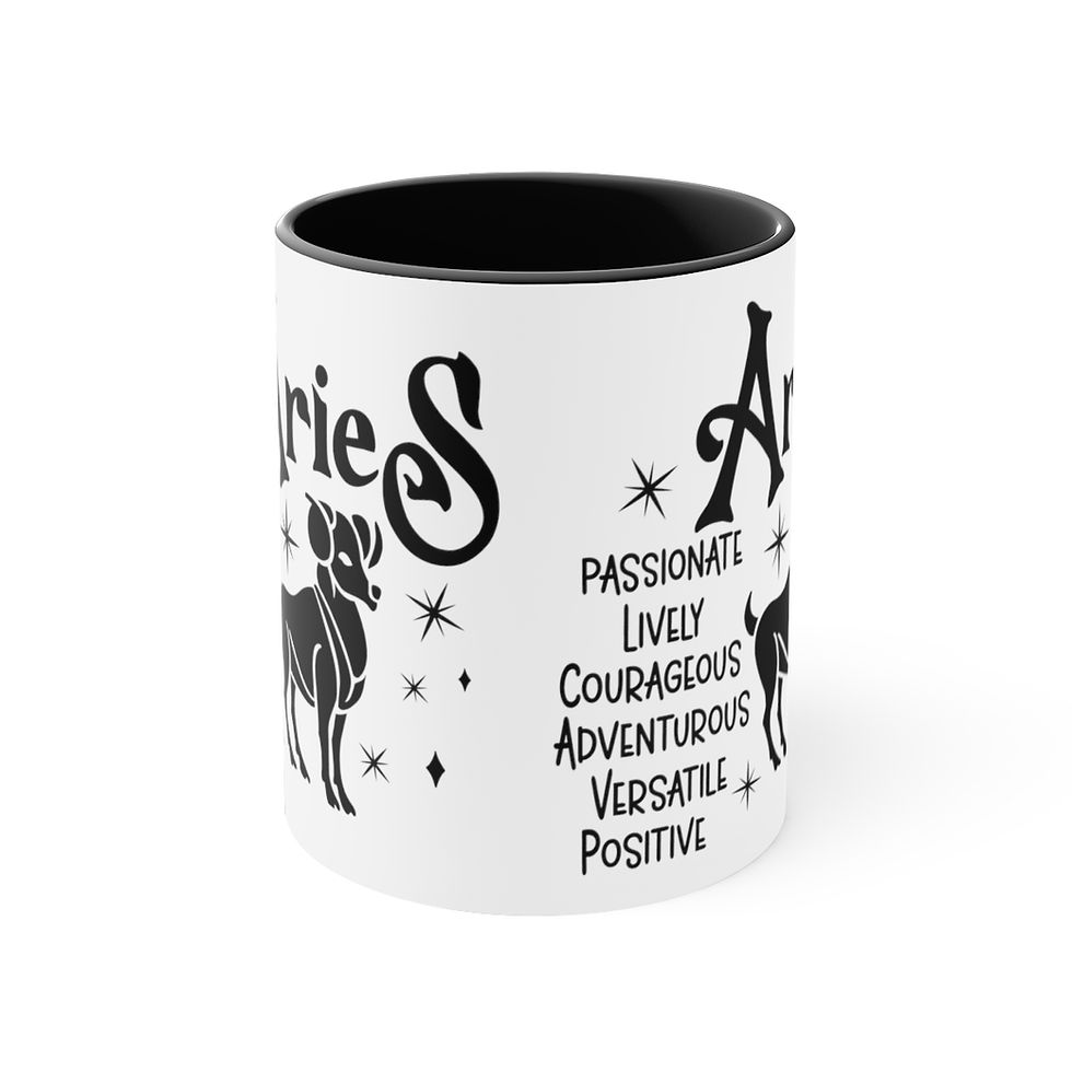 Thumbnail: Astrology Coffee Mug Aries Trendy Metaphysical Coffee Lover gifts 