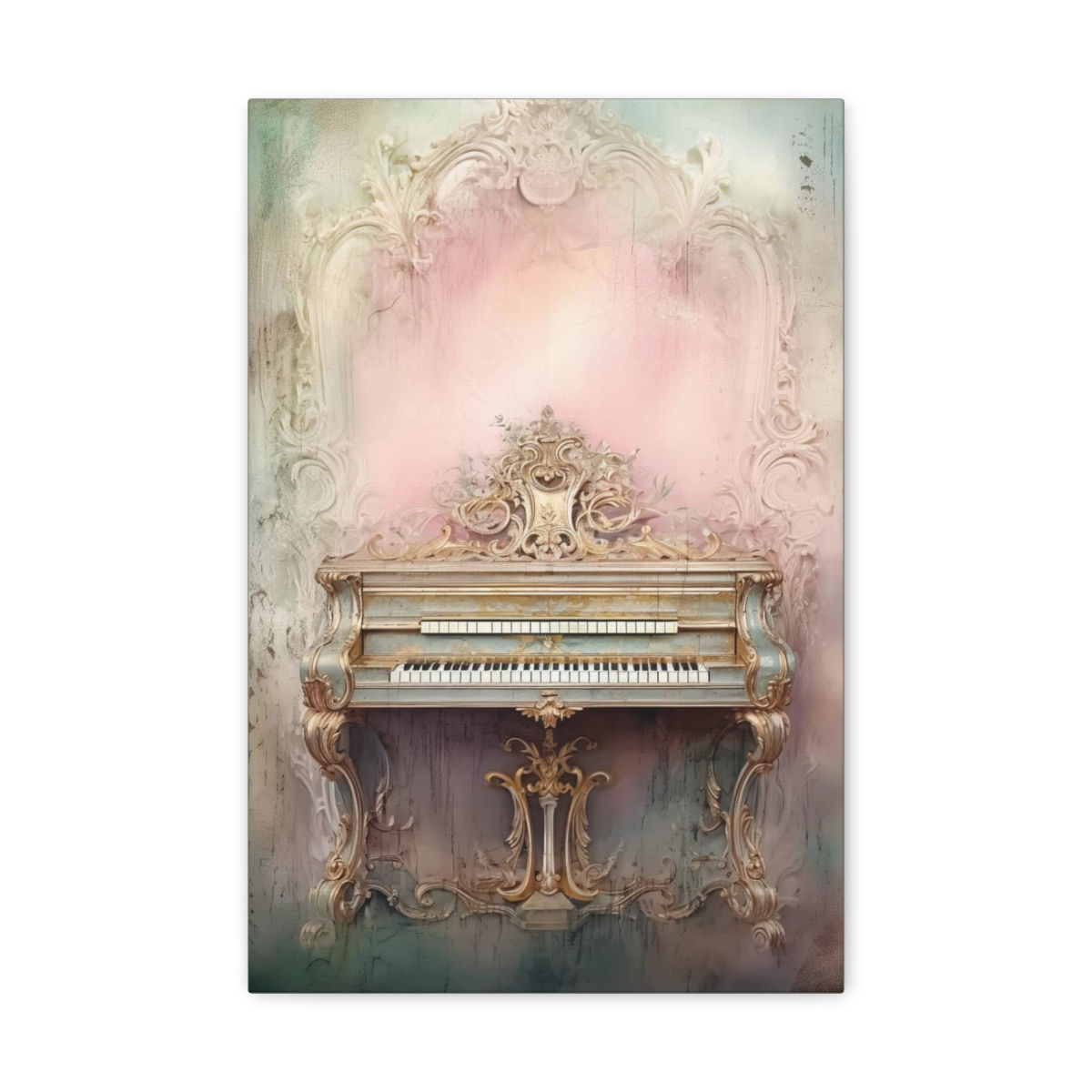 Canvas Art Music Theme Artwork Musical Instruments Artistic Decor 