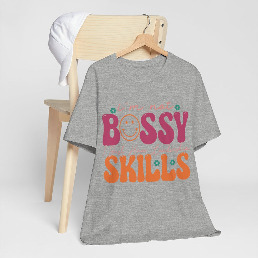 Thumbnail: Sarcastic T-Shirt Bossy Girl Theme Retro Art Tee Fun Expressive Gifts