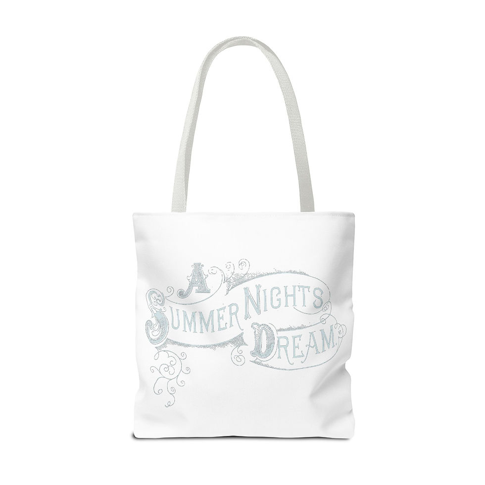 Thumbnail: Vintage Harrison Fisher Woman Art Tote Bag Summer Twilight Beachy Artistic Gift