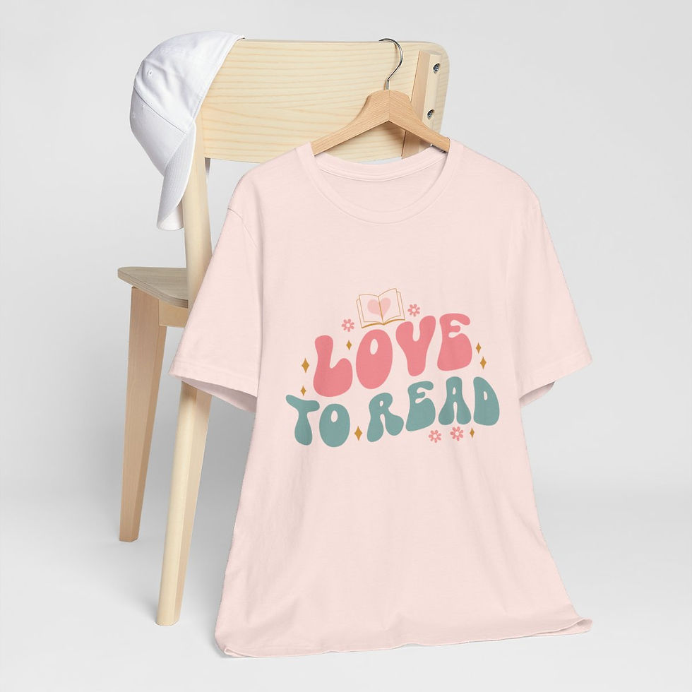 Thumbnail: Book Lover T-Shirt Love to Read Retro Art Reading theme Apparel Expressive Gifts