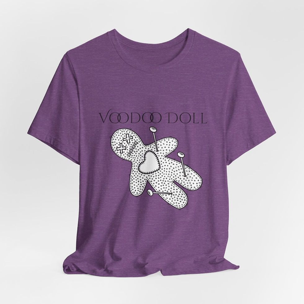 Thumbnail: Voodoo Doll T-Shirt Expressive Apparel Funny Gifts Witchy Metaphysical Theme