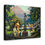 Thumbnail: Canvas Art Deco Women Mountains Lake Flowers Robert Atkinson Fox style Decor 