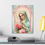 Thumbnail: Shabby Virgin Mary Canvas Art Pink Religious Wall Decor Catholic Faith Gifts
