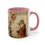 Miniatura: Madonna & Child Virgin Mary Coffee Mug Catholic Cross Art Mug Religious Gifts