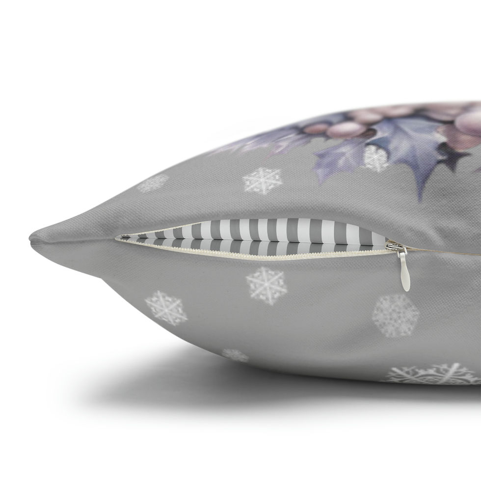 Thumbnail: Vintage Christmas Decor Artistic Throw Pillow cover Shabby French Santa Claus