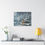 Thumbnail: Canvas Art Cozy Rustic Mountain Cabin Snowy Country Cottage Wall Decor 