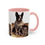 Miniatura: Artistic French Bulldog Coffee Mug Boston terrier Gift Vintage Art Kitchen Decor