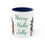 Miniatura: Retro Kitten Christmas Coffee Mug 1950s Merry Holly Jolly Cat Lover Holiday gift