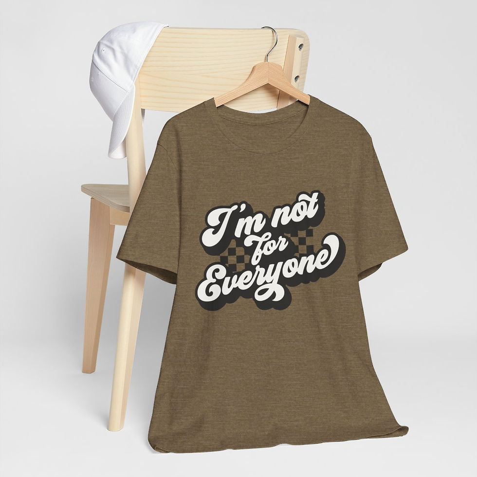 Thumbnail: Sarcastic T-Shirt I'm Not for Everyone Retro Expressive Apparel Funny Gifts