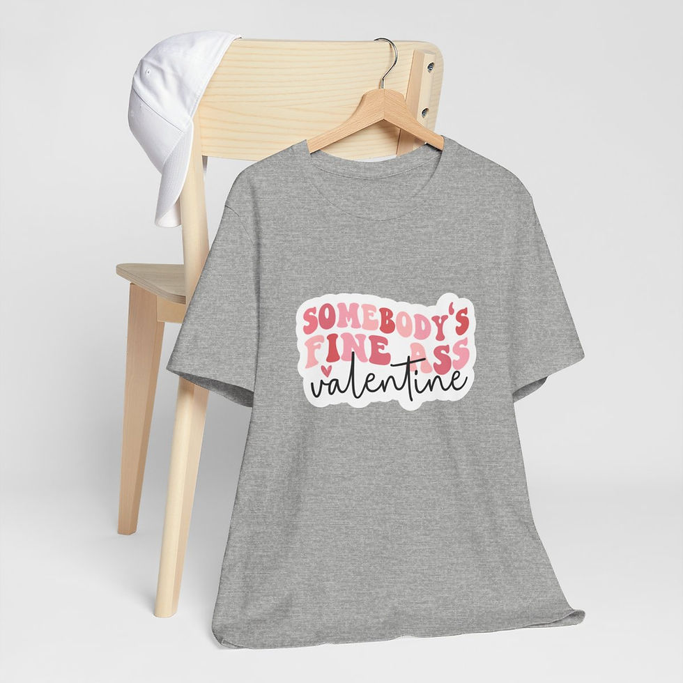 Thumbnail: Artistic T-Shirt Somebody's Fine Ass Valentine Retro Art Tee Trendy Gifts