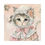 Miniatura: Shabby Cat Art Print - Victorian Kitten in Bonnet Pink Cat Lover gift Wall Decor
