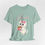 Miniatura: Christmas Kitten T-Shirt Shabby Pink and White Cat Artistic Gift Cat Lover Tee